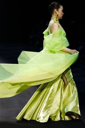 BEIJING, CHINA - MARCH 26: A model walks the runway at the XiaoZhuangTangYun collection by designer Midori on day 7 of China Fashion Week 2026 (Spring) at 798Â·751 PARK on March 26, 2026 in Beijing, China.  Copyright: xChinaxNewsxServicex 111630841822
