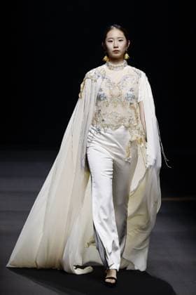 BEIJING, CHINA - MARCH 26: A model walks the runway at the XiaoZhuangTangYun collection by designer Midori on day 7 of China Fashion Week 2026 (Spring) at 798Â·751 PARK on March 26, 2026 in Beijing, China.  Copyright: xChinaxNewsxServicex 111630841730