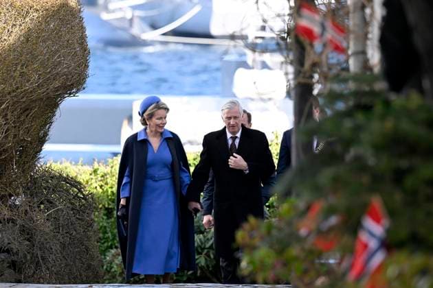 State Visit of King Philippe and Queen Mathilde to Norway (Day 3) STAVANGER, NORWAY - MARCH 26 : State Visit of King Philippe and Queen Mathilde to Norway (Day 3) : - Short walk in old Stavanger to the Stavanger concert hall on March 26, 2026 in Stavanger, Norway, 26 03 2026 Stavanger Norway  Copyright: xDidierxLebrunx