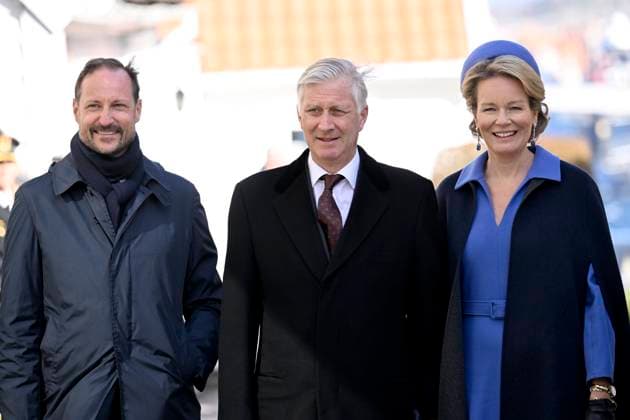 State Visit of King Philippe and Queen Mathilde to Norway (Day 3) STAVANGER, NORWAY - MARCH 26 : State Visit of King Philippe and Queen Mathilde to Norway (Day 3) : - Short walk with Prince Haakon in old Stavanger to the Stavanger concert hall on March 26, 2026 in Stavanger, Norway, 26 03 2026 Stavanger Norway  Copyright: xDidierxLebrunx