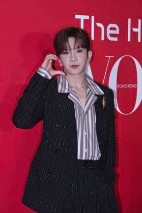 RECORD DATE NOT STATED VOGUE Hong Kong Event Anson Lo Hon Ting, a member of MIRROR, posing photo at the event of VOGUE Hong Kong on March 26, 2026 in Hong Kong. (Photo by Kobe Li Nexpher Images) Hong Kong