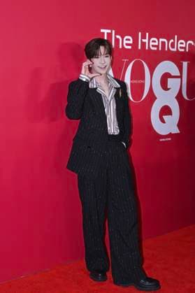 RECORD DATE NOT STATED VOGUE Hong Kong Event Anson Lo Hon Ting, a member of MIRROR, posing photo at the event of VOGUE Hong Kong on March 26, 2026 in Hong Kong. (Photo by Kobe Li Nexpher Images) Hong Kong