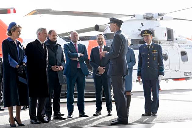 State Visit of King Philippe and Queen Mathilde to Norway (Day 3) STAVANGER, NORWAY - MARCH 26 : State Visit of King Philippe and Queen Mathilde to Norway (Day 3) : - Sola Air Station : Norway-Belgium Defence security cooperation with Minister Theo Francken (N-VA) on March 26, 2026 in Stavanger, Norway, 26 03 2026 Stavanger Norway  Copyright: xDidierxLebrunx