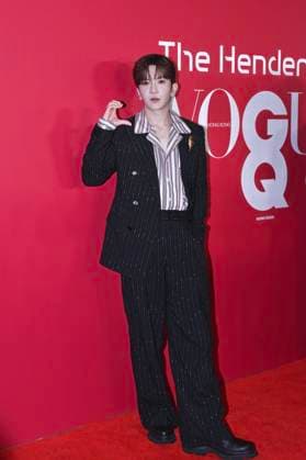 RECORD DATE NOT STATED VOGUE Hong Kong Event Anson Lo Hon Ting, a member of MIRROR, posing photo at the event of VOGUE Hong Kong on March 26, 2026 in Hong Kong. (Photo by Kobe Li Nexpher Images) Hong Kong