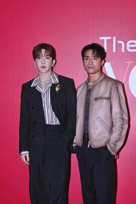 RECORD DATE NOT STATED VOGUE Hong Kong Event Anson Lo Hon Ting and Anson Kong Ip Sang, the member of MIRROR, posing photo at the event of VOGUE Hong Kong on March 26, 2026 in Hong Kong. (Photo by Kobe Li Nexpher Images) Hong Kong