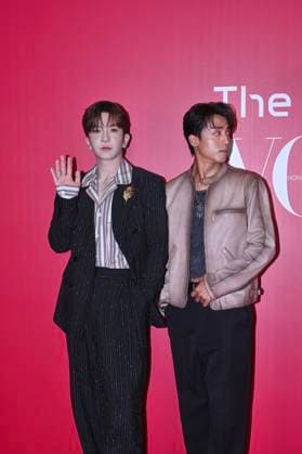 RECORD DATE NOT STATED VOGUE Hong Kong Event Anson Lo Hon Ting and Anson Kong Ip Sang, the member of MIRROR, posing photo at the event of VOGUE Hong Kong on March 26, 2026 in Hong Kong. (Photo by Kobe Li Nexpher Images) Hong Kong