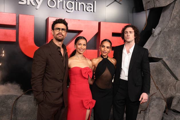 UK Premiere of FUZE Theo James, Gugu Mbatha-Raw, Saffron Hocking and Aaron Taylor Johnson at the UK Premiere of Sky Original FUZE at the Odeon West End in London on 26 March 2026, Credit:James Shaw Avalon UK, London  Copyright: xJamesxShawx xAvalonx 1086485878