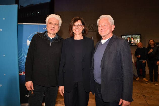 Miroslav Nemec , Ilse Aigner und Udo Wachtveitl Premiere Tatort - Unvergänglich - Teil 1 Fernsehen, Film HFF Audimax München 26. März 2026