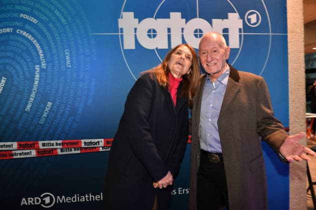 Corinna Binzer und Sepp Schauer Premiere Tatort - Unvergänglich - Teil 1 Fernsehen, Film HFF Audimax München 26. März 2026