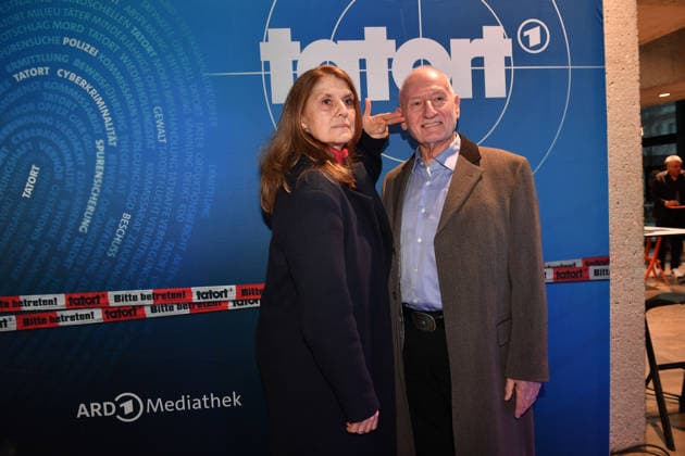 Corinna Binzer und Sepp Schauer Premiere Tatort - Unvergänglich - Teil 1 Fernsehen, Film HFF Audimax München 26. März 2026