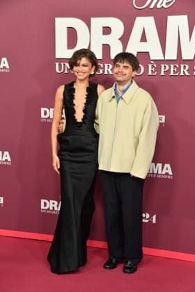 Rome, Cinema Adriano Premiere of the film The drama - a secret and forever , In the photo: Zendaya Kristoffer Borgli  Copyright: xVincenzoxLandix xipa-agency.netx xVincenzoxLandix IPA_Agency_IPA73483332