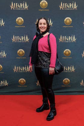 26.03.2026. Düsseldorf. Cirque du Soleil - Alegria. Red Carpet am Abend der Düsseldorfer Premiere. Hier: Silvie Irani Düsseldorf Gerresheim Glasmacherviertel Nordrhein-Westfalen Deutschland