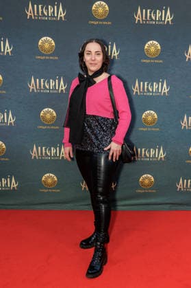 26.03.2026. Düsseldorf. Cirque du Soleil - Alegria. Red Carpet am Abend der Düsseldorfer Premiere. Hier: Silvie Irani Düsseldorf Gerresheim Glasmacherviertel Nordrhein-Westfalen Deutschland