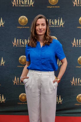 26.03.2026. Düsseldorf. Cirque du Soleil - Alegria. Red Carpet am Abend der Düsseldorfer Premiere. Hier: Antje Hamer Düsseldorf Gerresheim Glasmacherviertel Nordrhein-Westfalen Deutschland