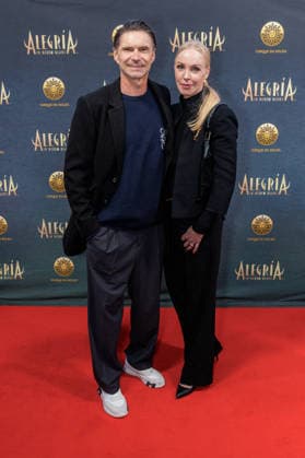 26.03.2026. Düsseldorf. Cirque du Soleil - Alegria. Red Carpet am Abend der Düsseldorfer Premiere. Hier: Thomas BrdariÄ‡ mit Begleitung Düsseldorf Gerresheim Glasmacherviertel Nordrhein-Westfalen Deutschland