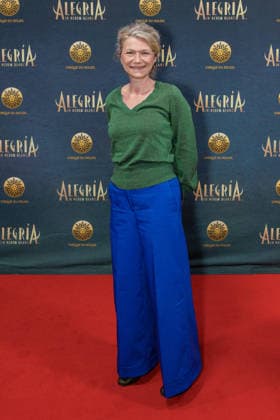 26.03.2026. Düsseldorf. Cirque du Soleil - Alegria. Red Carpet am Abend der Düsseldorfer Premiere. Hier: Dagmar Operskalski Düsseldorf Gerresheim Glasmacherviertel Nordrhein-Westfalen Deutschland