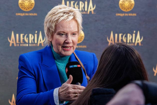 26.03.2026. Düsseldorf. Cirque du Soleil - Alegria. Red Carpet am Abend der Düsseldorfer Premiere. Hier: Birgit Biggi Lechtermann Düsseldorf Gerresheim Glasmacherviertel Nordrhein-Westfalen Deutschland