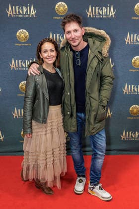 26.03.2026. Düsseldorf. Cirque du Soleil - Alegria. Red Carpet am Abend der Düsseldorfer Premiere. Hier: RenÃ e Weibel und Dirk Moritz Düsseldorf Gerresheim Glasmacherviertel Nordrhein-Westfalen Deutschland