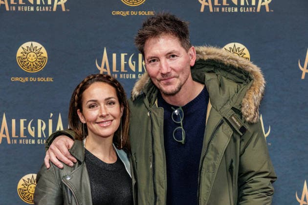 26.03.2026. Düsseldorf. Cirque du Soleil - Alegria. Red Carpet am Abend der Düsseldorfer Premiere. Hier: RenÃ e Weibel und Dirk Moritz Düsseldorf Gerresheim Glasmacherviertel Nordrhein-Westfalen Deutschland