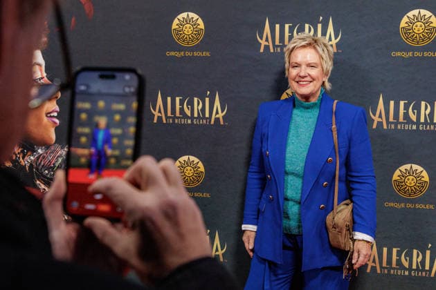26.03.2026. Düsseldorf. Cirque du Soleil - Alegria. Red Carpet am Abend der Düsseldorfer Premiere. Hier: Birgit Biggi Lechtermann Düsseldorf Gerresheim Glasmacherviertel Nordrhein-Westfalen Deutschland