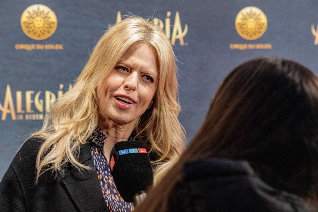 26.03.2026. Düsseldorf. Cirque du Soleil - Alegria. Red Carpet am Abend der Düsseldorfer Premiere. Hier: Miriam Lahnstein Düsseldorf Gerresheim Glasmacherviertel Nordrhein-Westfalen Deutschland