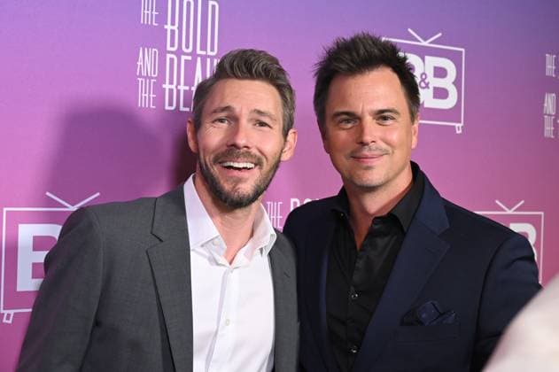 Scott Clifton, Darin Brooks at arrivals for THE BOLD AND THE BEAUTIFUL BBTV Launch Party, Wheelhouse LA, Los Angeles, CA, March 26, 2026. Photo By: Michael Mattes Everett Collection THE BOLD AND THE BEAUTIFUL BBTV Launch Party PUBLICATIONXNOTxINxCANxCHNxFRAxITAxJPNxNORxPOLxRUSxESPxUKxUSA