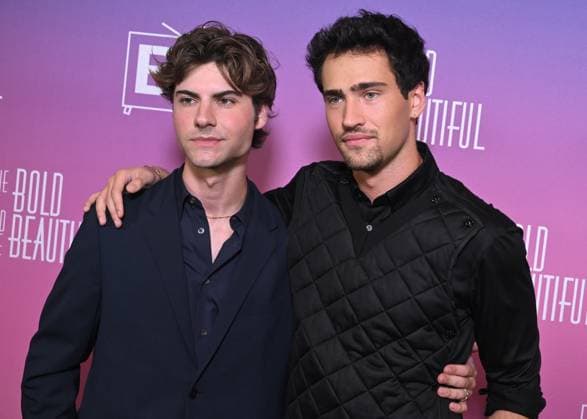 Christian Weissmann, Harrison Cone at arrivals for THE BOLD AND THE BEAUTIFUL BBTV Launch Party, Wheelhouse LA, Los Angeles, CA, March 26, 2026. Photo By: Michael Mattes Everett Collection THE BOLD AND THE BEAUTIFUL BBTV Launch Party PUBLICATIONXNOTxINxCANxCHNxFRAxITAxJPNxNORxPOLxRUSxESPxUKxUSA