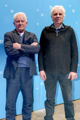 ARD Tatort München - Unvergänglich, Teil 1, Premiere in München #2 Miroslav Nemec und Udo Wachtveitl bei der Premiere des ARD Fernsehfilms Tatort - Unvergänglich , dem letzen Fall von Ivo Batic und Franz Leitmayr, im Audimax der Hochschule für Fernsehen und Film. München, 26.03.2026