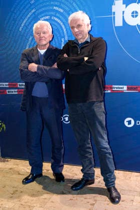 ARD Tatort München - Unvergänglich, Teil 1, Premiere in München #2 Miroslav Nemec und Udo Wachtveitl bei der Premiere des ARD Fernsehfilms Tatort - Unvergänglich , dem letzen Fall von Ivo Batic und Franz Leitmayr, im Audimax der Hochschule für Fernsehen und Film. München, 26.03.2026