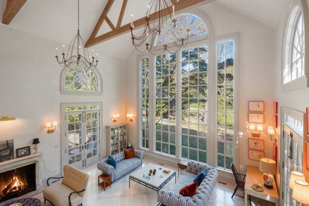 Drew Barrymore is selling her huge historic 1740s estate just TWO years after she bought it for eye-watering £3.7m Story from Jam Press (Drew Barrymore Estate) Pictured: The £3.7m estate. Drew Barrymore is selling her huge historic 1740s estate just TWO years after she bought it for eye-watering £3.7m Hollywood star Drew Barrymore is selling her huge estate just two years after she bought it. The actress and talk show host has listed her sprawling home for .99m (£3.7m). The historic six-bedroom, nine-bathroom estate in Harrison, Westchester County, New York, has nearly 12 acres of land and dates back to the 1740s. Barrymore bought it as a convenient countryside escape from New York City, where she films her talk show. But it needed a  Copyright: xJamxPress ModernxAngles