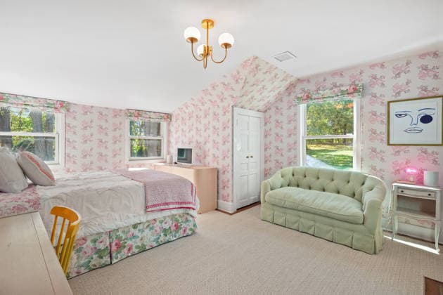 Drew Barrymore is selling her huge historic 1740s estate just TWO years after she bought it for eye-watering £3.7m Story from Jam Press (Drew Barrymore Estate) Pictured: The £3.7m estate. Drew Barrymore is selling her huge historic 1740s estate just TWO years after she bought it for eye-watering £3.7m Hollywood star Drew Barrymore is selling her huge estate just two years after she bought it. The actress and talk show host has listed her sprawling home for .99m (£3.7m). The historic six-bedroom, nine-bathroom estate in Harrison, Westchester County, New York, has nearly 12 acres of land and dates back to the 1740s. Barrymore bought it as a convenient countryside escape from New York City, where she films her talk show. But it needed a  Copyright: xJamxPress ModernxAngles