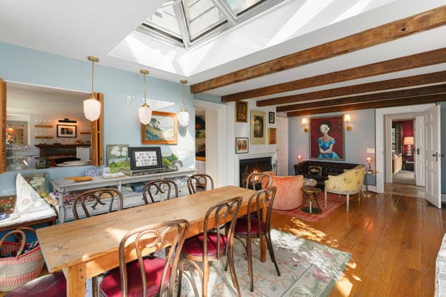 Drew Barrymore is selling her huge historic 1740s estate just TWO years after she bought it for eye-watering £3.7m Story from Jam Press (Drew Barrymore Estate) Pictured: The £3.7m estate. Drew Barrymore is selling her huge historic 1740s estate just TWO years after she bought it for eye-watering £3.7m Hollywood star Drew Barrymore is selling her huge estate just two years after she bought it. The actress and talk show host has listed her sprawling home for .99m (£3.7m). The historic six-bedroom, nine-bathroom estate in Harrison, Westchester County, New York, has nearly 12 acres of land and dates back to the 1740s. Barrymore bought it as a convenient countryside escape from New York City, where she films her talk show. But it needed a  Copyright: xJamxPress ModernxAngles