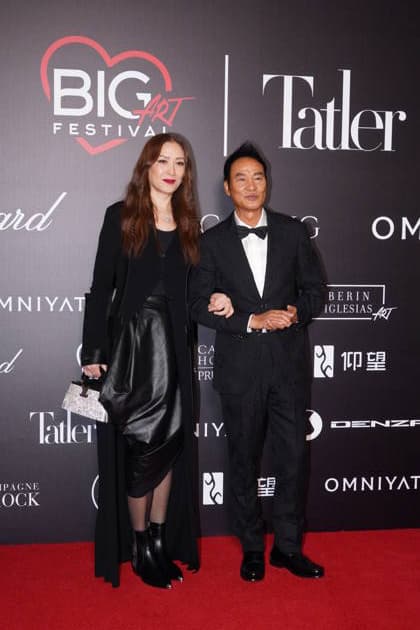 HONG KONG, CHINA - MARCH 26: Actor Simon Yam Tat-wah and his wife Sophia Kao, also known as Qi Qi, attend Big Art Festival during Art Basel Hong Kong 2026 on March 26, 2026 in Hong Kong, China.  Copyright: xVCGx 111630893681