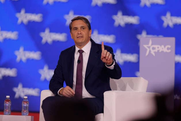 March 26, 2026, Grapevine, Texas, United States: March 26, 2026 - Attorney General Todd Blanche speaks during the 2026 CPAC conference at the Gaylord Resort in Grapevine, Texas, as attendees gather in the ballroom. Grapevine United States  - ZUMAr164 20260326_aap_r164_812 Copyright: xChrisxRusanowskyx