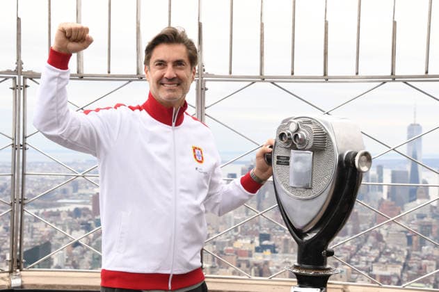 NEW YORK, NY - MARCH 27: Vitor Baia at the Empire State Building Ahead of the 2026 FIFA World Cup on March 27, 2026 in New York City. Copyright: xmpi099 MediaPunchx