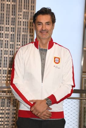 NEW YORK, NY - MARCH 27: Vitor Baia at the Empire State Building Ahead of the 2026 FIFA World Cup on March 27, 2026 in New York City. Copyright: xmpi099 MediaPunchx