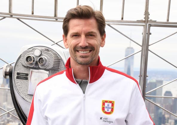 NEW YORK, NY - MARCH 27: Adrien Silva at the Empire State Building Ahead of the 2026 FIFA World Cup on March 27, 2026 in New York City. Copyright: xmpi099 MediaPunchx