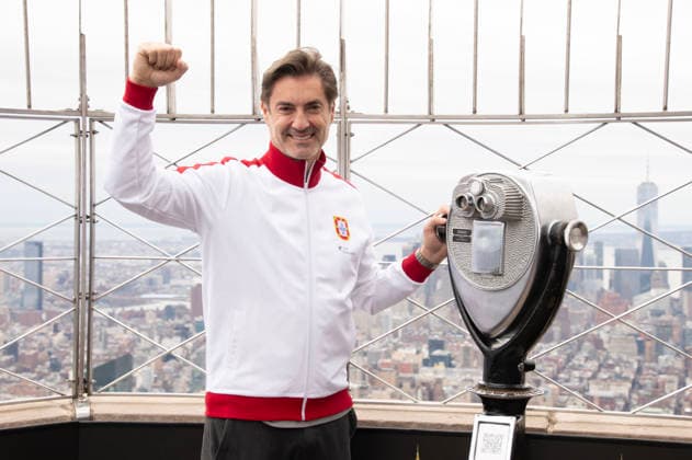 NEW YORK, NY - MARCH 27: Vitor Baia at the Empire State Building Ahead of the 2026 FIFA World Cup on March 27, 2026 in New York City. Copyright: xmpi099 MediaPunchx