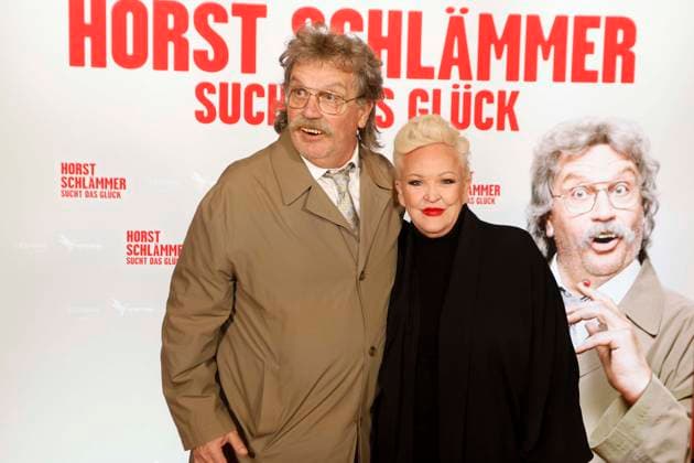 27.03.2026, Hape Kerkeling, Schauspieler und Komiker, auf Kinotour zum Kinofilm - Horst Schlaemmer sucht das Glueck - in Berlin, Zoo Palast, mit Angelika Milster, Berlin Deutschland, Germany