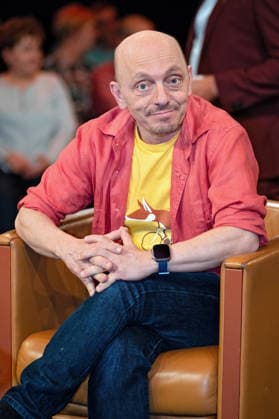 MDR - Riverboat. Comedian Bernhard Hoëcker anläßlich der Aufzeichnung der MDR - Talkshow Riverboat am 27.03.2026 in der Mediacity Leipzig. 20260327ADO0009