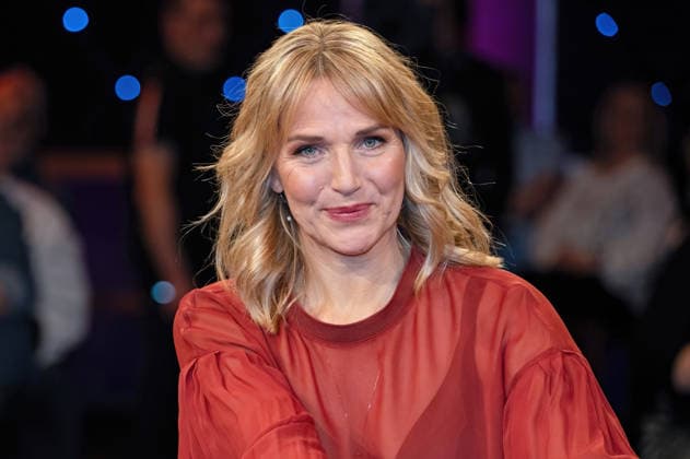 MDR - Riverboat. Schauspielerin Tanja Wedhorn anläßlich der Aufzeichnung der MDR - Talkshow Riverboat am 27.03.2026 in der Mediacity Leipzig. 20260327ADO00632