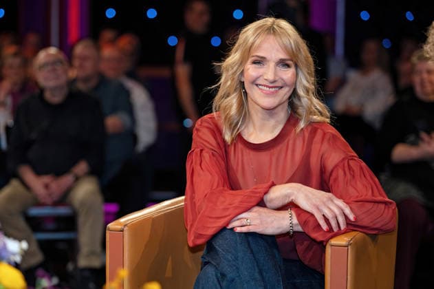 MDR - Riverboat. Schauspielerin Tanja Wedhorn anläßlich der Aufzeichnung der MDR - Talkshow Riverboat am 27.03.2026 in der Mediacity Leipzig. 20260327ADO0061