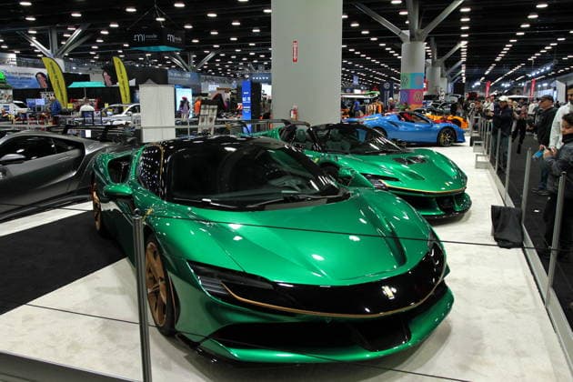 March 27, 2026, Vancouver, Bc, Canada: Ferrary in Vancouver Auto Show. The 2026 Vancouver International Auto Show was held at the vancouver convention centre west. Vancouver Canada  - ZUMAa223 20260327_zip_a223_001 Copyright: xMazyarxAsadix