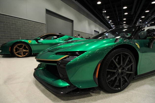 March 27, 2026, Vancouver, Bc, Canada: Ferrary in Vancouver Auto Show. The 2026 Vancouver International Auto Show was held at the vancouver convention centre west. Vancouver Canada  - ZUMAa223 20260327_zip_a223_003 Copyright: xMazyarxAsadix