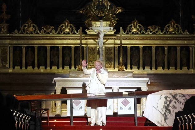 27.03.2026, Ben Becker, Schauspieler, auf Jubiläumstour zu 10 Jahre ãIch, JudasÒ live im Berliner Dom, Berlin, Berlin