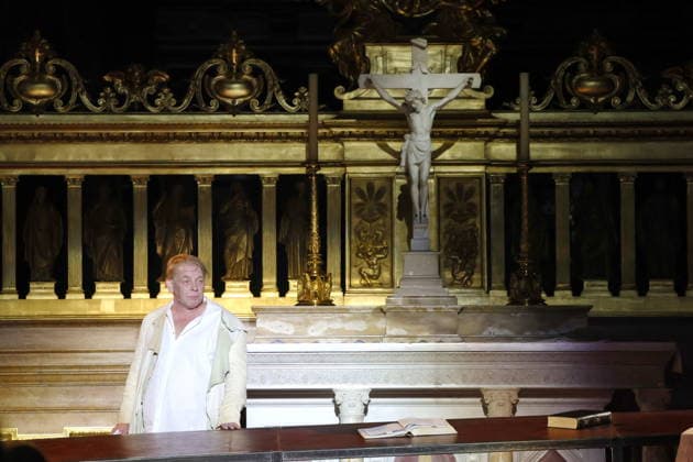 27.03.2026, Ben Becker, Schauspieler, auf Jubiläumstour zu 10 Jahre ãIch, JudasÒ live im Berliner Dom, Berlin, Berlin