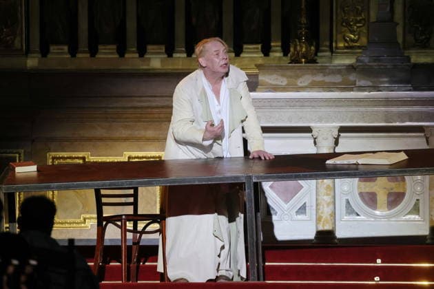 27.03.2026, Ben Becker, Schauspieler, auf Jubiläumstour zu 10 Jahre ãIch, JudasÒ live im Berliner Dom, Berlin, Berlin