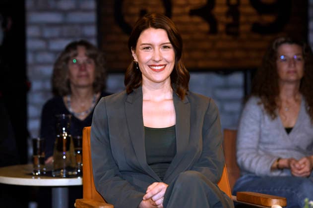 Hannah Emde bei der Aufzeichnung der RB Talkshow 3nach9 im Radio Bremen-Studio. Bremen, 27.03.2026