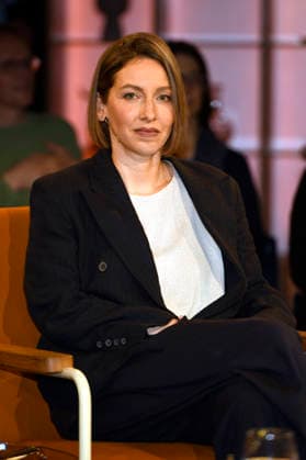Katharina Willinger bei der Aufzeichnung der RB Talkshow 3nach9 im Radio Bremen-Studio. Bremen, 27.03.2026