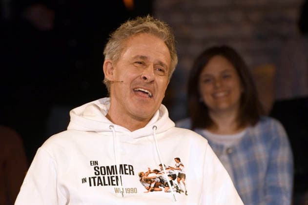 Pierre Littbarski bei der Aufzeichnung der RB Talkshow 3nach9 im Radio Bremen-Studio. Bremen, 27.03.2026